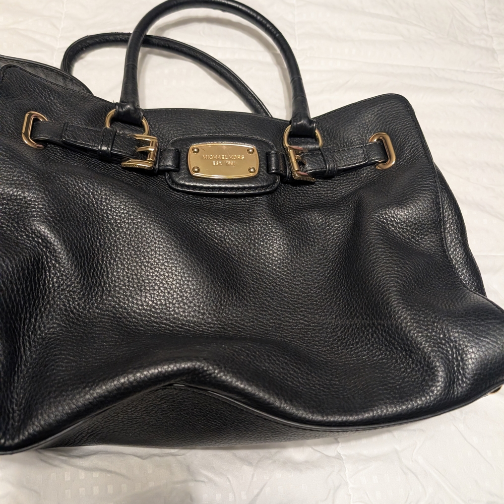 Michael Kors Black Leather Handbag